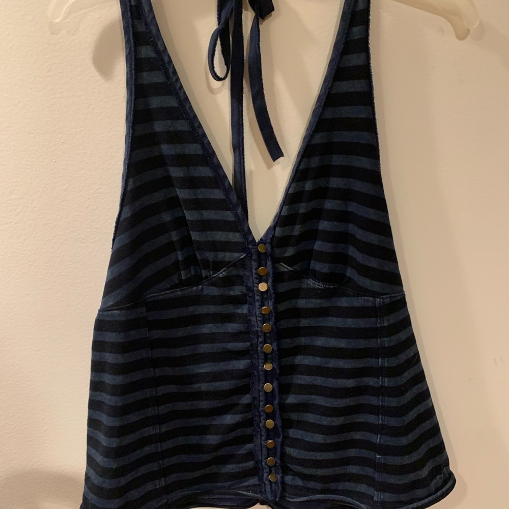 Free People halter neck tank top